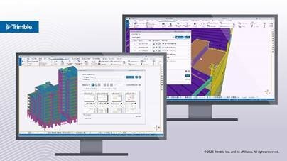 Tekla Structures – exemplu de model structural