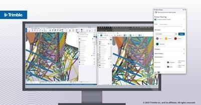 Tekla Structures – exemplu de model structural